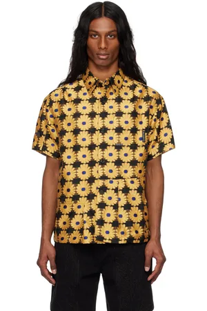 Andersson Bell & Black Sheer Flower Shirt
