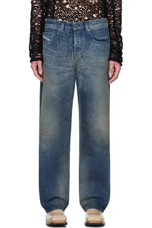 Diesel Blue Relaxed 2001 D-Macro 007bg Jeans