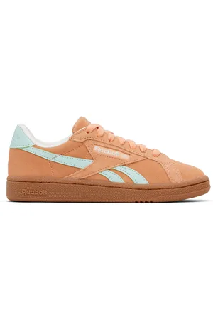 Reebok Orange & Blue Club C Grounds UK Sneakers