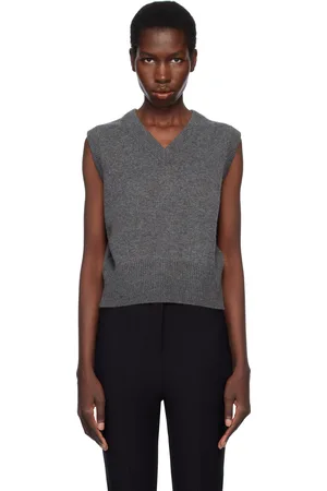 Paris Georgia Gray Elemental Merino Cashmere Vest