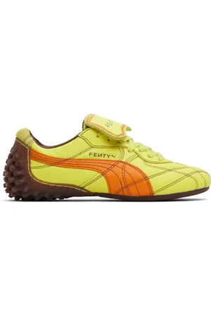 PUMA Yellow & Orange Fenty Edition Avanti LS Stitched Sneakers