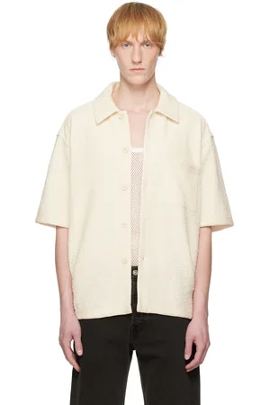 WOOYOUNGMI Off-White Terry Short Sleeve Shirt