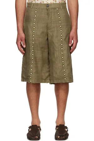 Kartik Research Khaki Big Shorts