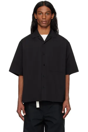 Jil Sander Black Cotton Poplin Shirt