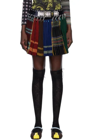 Chopova Lowena Multicolor Bulgarian Apron Carabiner Miniskirt