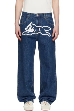 ICECREAM Blue Running Dog Double Scoop Jeans