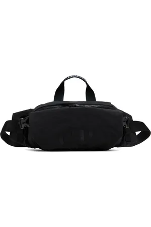 C.P. Company Black Plain Paper Touch Belt Bag