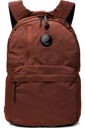 C.P. Company Burgundy Nylon B Lens Backpack