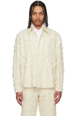 Séfr White Wes Denim Shirt