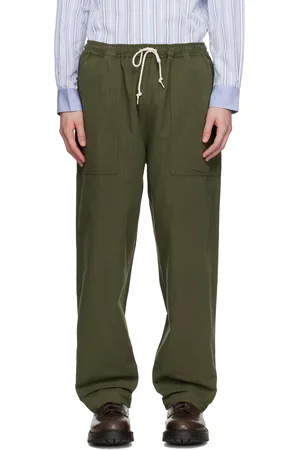 Comme des Garçons Linen Herringbone Trousers