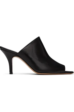 Maison Margiela Black Oil Sandal Mules