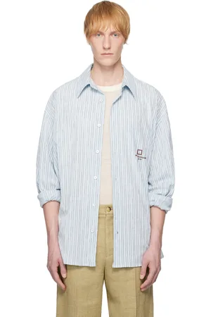 WOOYOUNGMI Blue Striped Shirt