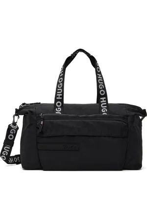 HUGO BOSS Black Logo Patch Duffle Bag
