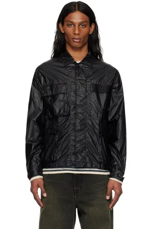 C.P. Company Black CS II Logo Overshirt Jacket