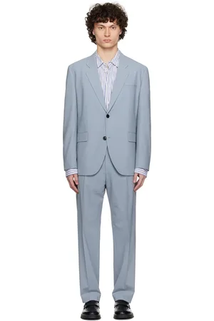 HUGO BOSS Blue Modern-Fit Suit