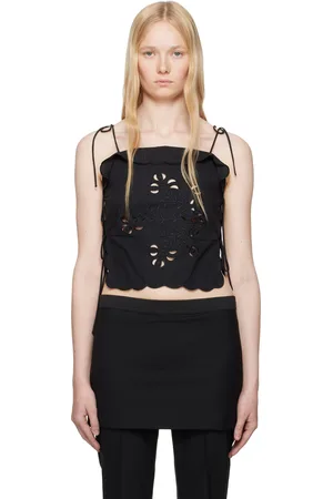 THE GARMENT Black Kirsten Tie Top