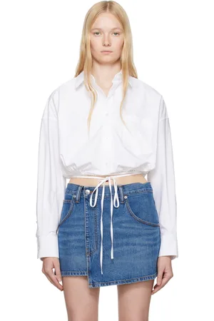 Alexander Wang Cotton Oxford Wrap Shirt