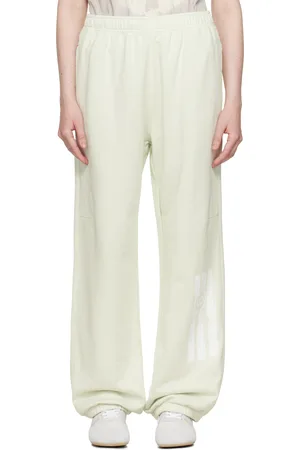 Maison Margiela Green Unbrushed Sweat Jersey Lounge Pants