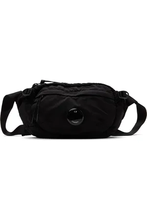 C.P. Company Black Nylon B Crossbody Pack Bag