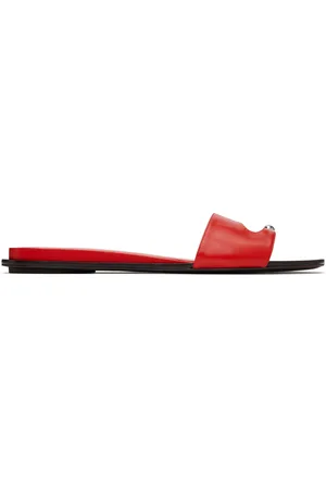 Tory Burch Red Pierced Sandals