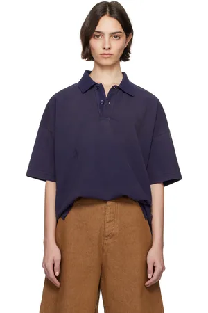 J.W.Anderson Navy Anchor Print Polo