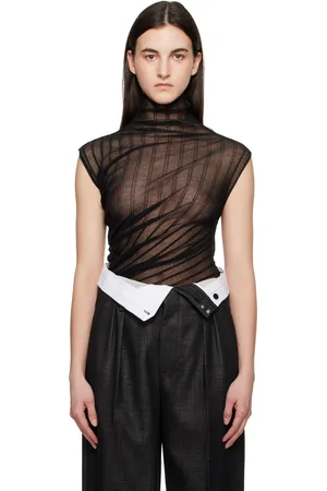 Victoria Beckham Sleeveless High Neck Bodysuit