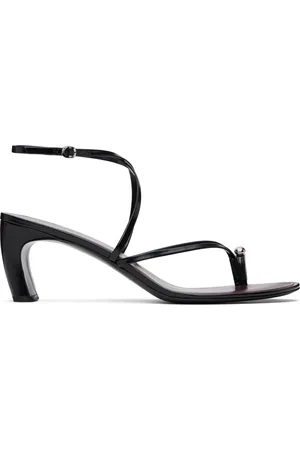 Tory Burch Black Pierced Strappy Heeled Sandals
