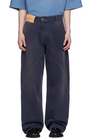 J.W.Anderson Navy Twisted Workwear Jeans