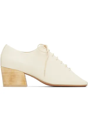 LEMAIRE White Souris Classic 55 Heels