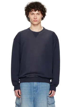 J.W.Anderson Navy Oversized Anchor Logo Sweatshirt