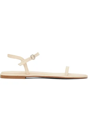 Aeyde Off-White Nettie Leather Sandals