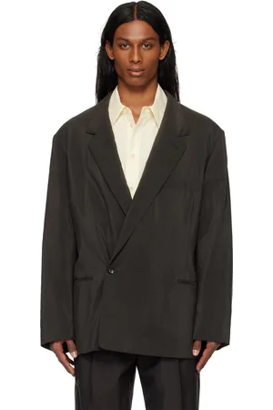 LEMAIRE Brown Soft DB Blazer