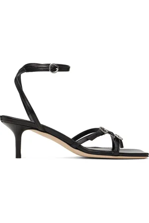 Aeyde Libby Leather Kitten Heeled Sandals