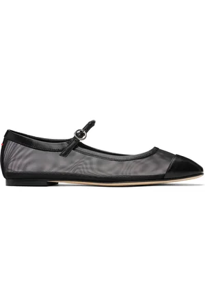 Aeyde Uma Mesh Toe-Cap Ballerina Flats