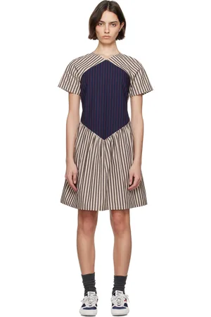 SC103 Brown Ace Minidress