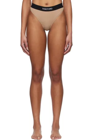 Tom Ford Beige Modal Signature Thong