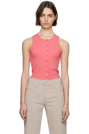 J.W.Anderson Pink Buttoned Tank Top