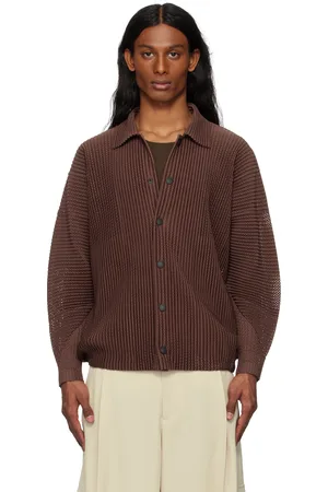 Issey Miyake Brown Outer Mesh Jacket