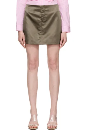 SANDY LIANG Khaki Jardin Miniskirt