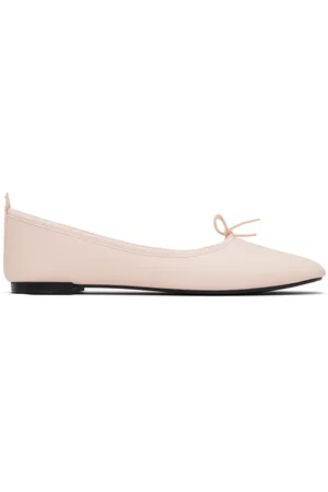 Repetto Pink Garance Square-Toe Ballerina Flats