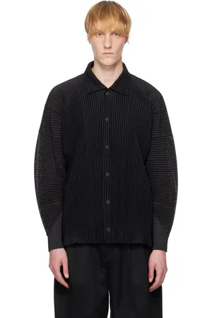 Issey Miyake Black Outer Mesh Jacket