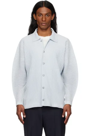 Issey Miyake Gray Outer Mesh Jacket