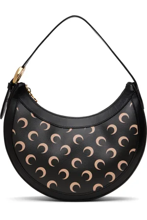 Marine Serre Black Moon Canvas Eclips Bag
