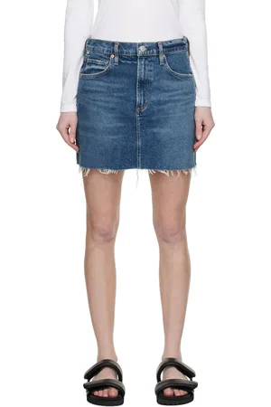 Citizens of Humanity Indigo Beatnik Denim Miniskirt
