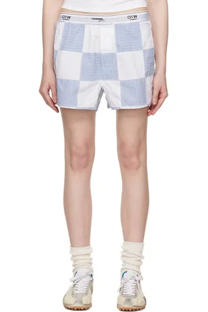 HOMMEGIRLS Blue OTW by Vans Edition Patchwork Boxer Shorts