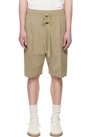 FEAR OF GOD Beige Drawstring Cargo Shorts