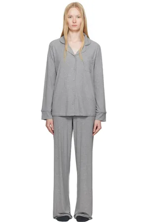 SKIMS Gray Soft Lounge Sleep Pyjama Set