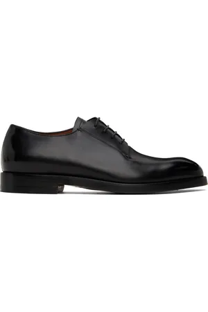 Ermenegildo Zegna Black Torino Derbys