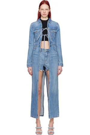 Alexander Wang Blue Duster Denim Coat