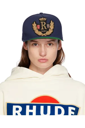 Rhude Navy Diana Crest Cap